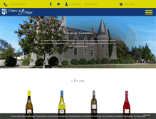 Tablet Screenshot of chateau-briace.com